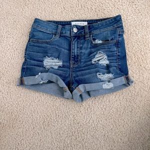 Pacsun, Size 25, Blue Ripped Shorts